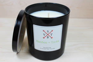 Bamboo + Tonka All Natural Luxury Soy Candle