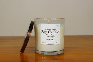 The Spa All Natural Soy Candle Vermont Simple Beauty