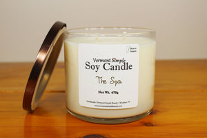 Double Wick The Spa All Natural Soy Candle Vermont Simple Beauty